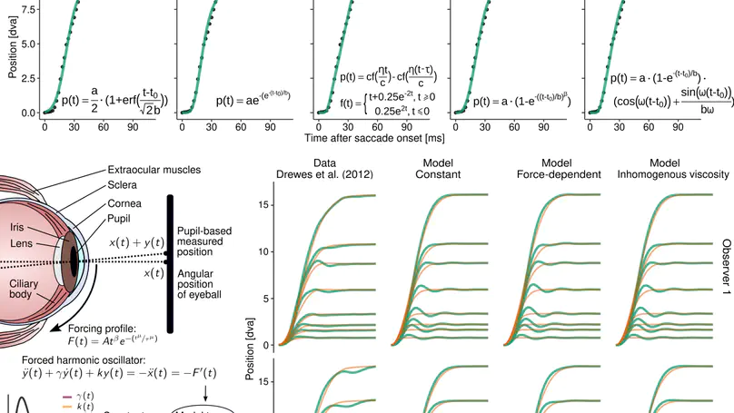 Definition, Modeling, and Detection of Saccades in the Face of Post-saccadic Oscillations